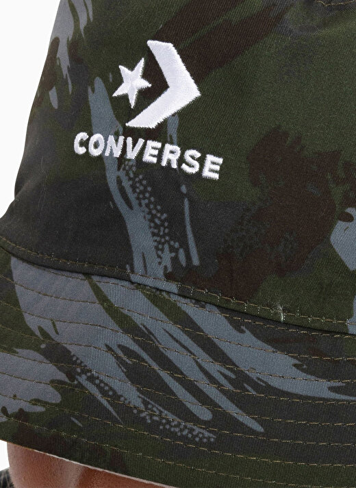 Converse Yeşil Unisex Şapka 10026023-A01 CAMO REVERSIBLE BUC    2