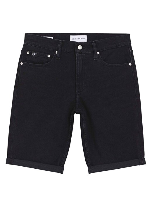 Calvin Klein Jeans Normal Bel Siyah Erkek Denim Şort J30J3248721BY 2