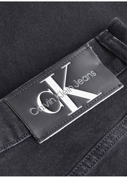 Calvin Klein Jeans Normal Bel Siyah Erkek Denim Şort J30J3248721BY 3