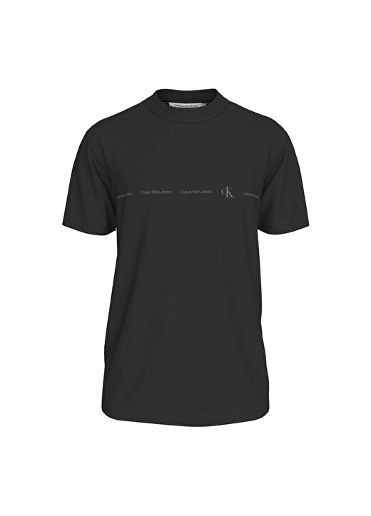Calvin Klein Jeans Düz Siyah Erkek T-Shirt J30J324668BEH 1