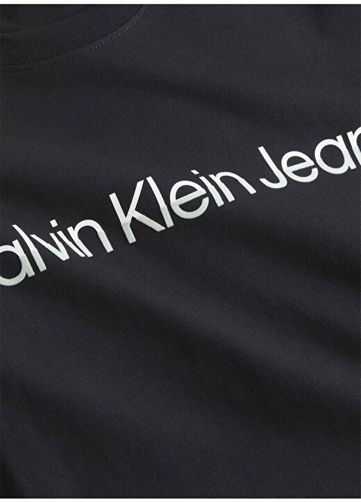Calvin Klein Jeans Düz Siyah Erkek T-Shirt J30J324682BEH 3