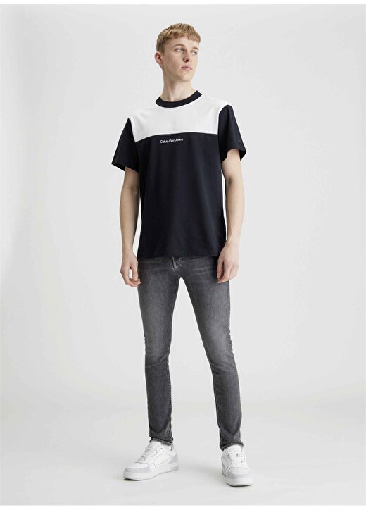 Calvin Klein Jeans Baskılı Siyah Erkek T-Shirt J30J324675BEH 1