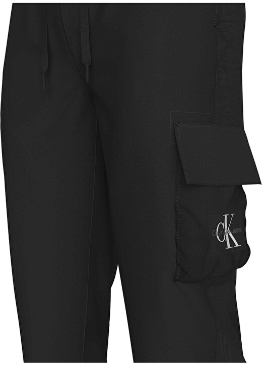 Calvin Klein Jeans Normal Siyah Erkek Eşofman Altı J30J324683BEH 4