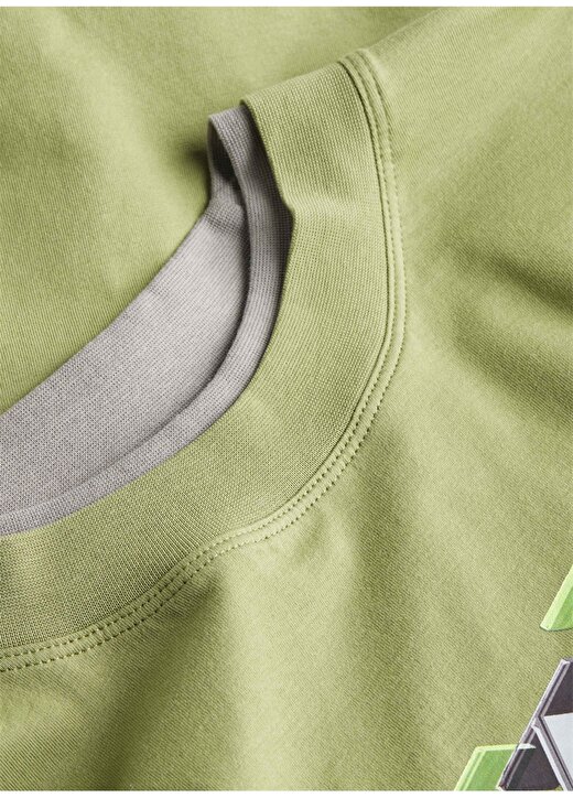 Calvin Klein Jeans Baskılı Yeşil Erkek T-Shirt J30J325201L9N 2