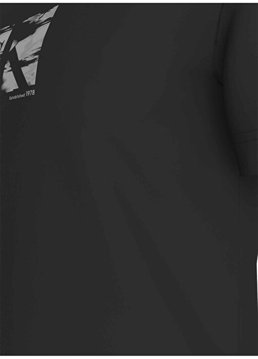 Calvin Klein Jeans Baskılı Siyah Erkek T-Shirt J30J325204BEH 3