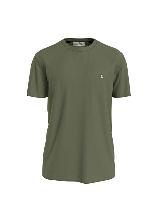 Calvin Klein Jeans Düz Koyu Yeşil Erkek T-Shirt J30J325268LDY 1
