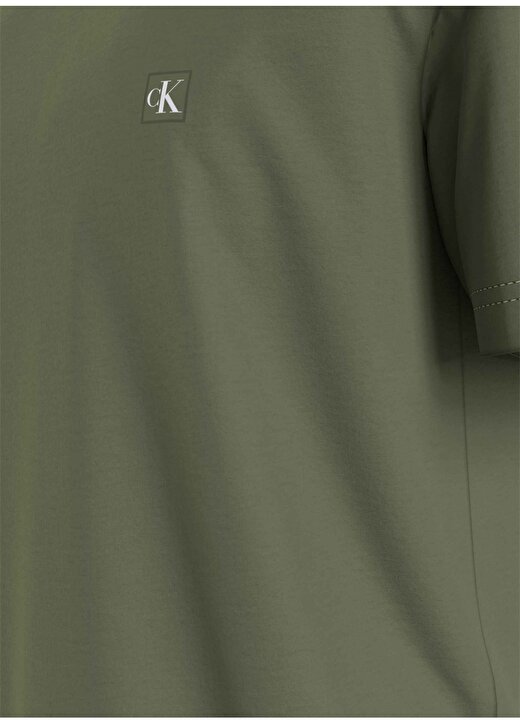 Calvin Klein Jeans Düz Koyu Yeşil Erkek T-Shirt J30J325268LDY 3