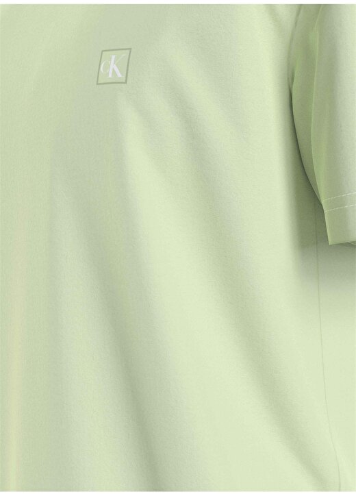 Calvin Klein Jeans Düz Açık Yeşil Erkek T-Shirt J30J325268LT6 3