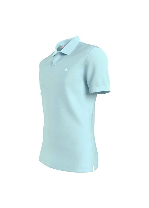 Calvin Klein Jeans Düz Mavi - Buz Erkek Polo T-Shirt J30J325269CCP 2