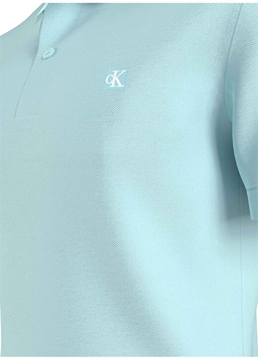 Calvin Klein Jeans Düz Mavi - Buz Erkek Polo T-Shirt J30J325269CCP 3