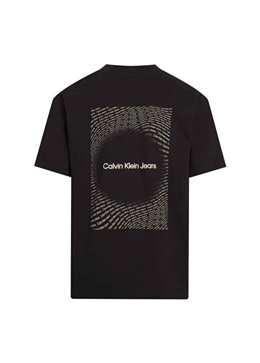 Calvin Klein Jeans Düz Siyah Erkek T-Shirt J30J325492BEH 4