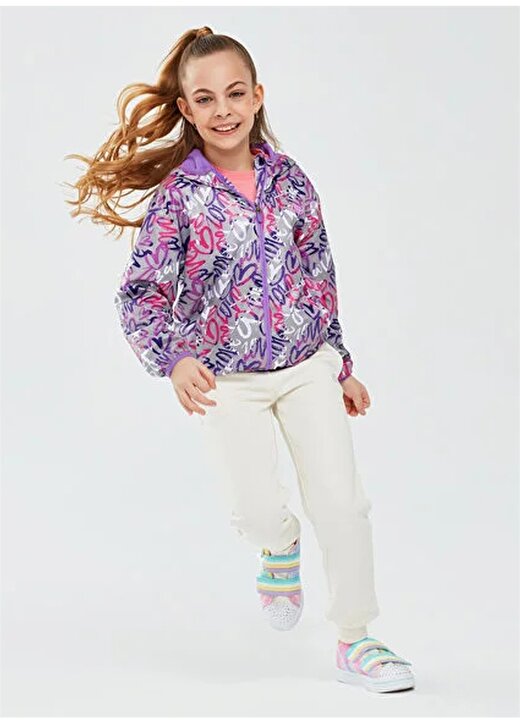 Skechers Kız Çocuk Rüzgarlık SK241063-102-Micro C G Hoodie 2