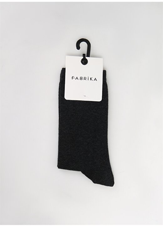 Fabrika Antrasit Kadın Soket Çorap SKT-ROT-2 1