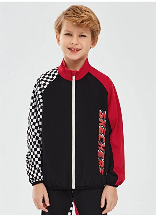 Skechers Erkek Çocuk Biker Ceket SK241121-001-Microcollection Jacket 1