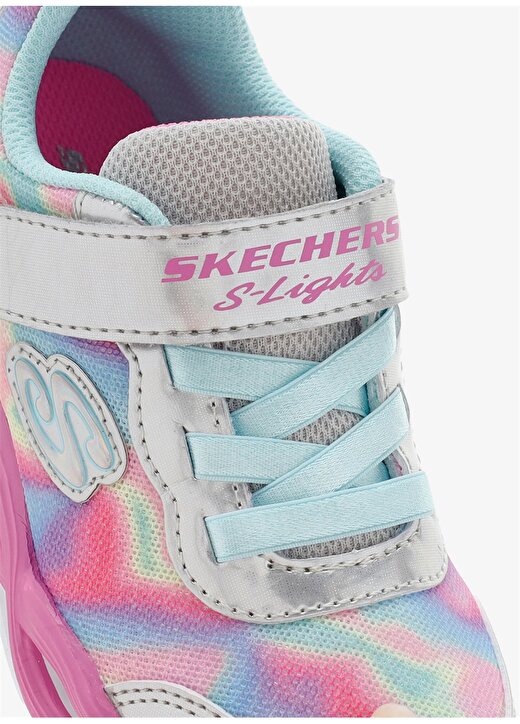 Skechers Çok Renkli Bebek Yürüyüş Ayakkabısı 303716N SMLT-Twisty Glow Sorbt Swrl 4
