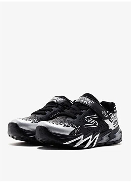 Skechers Siyah Erkek Çocuk Yürüyüş Ayakkabısı 400138L BKSL-Flex-Glow Bolt 3