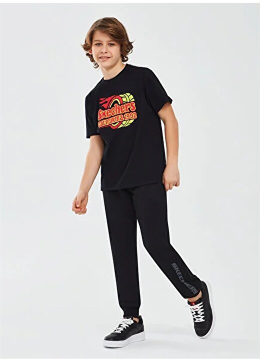 Skechers Erkek Çocuk T-Shirt SK241019-001-Graphic Tee B Shrt Slv 1