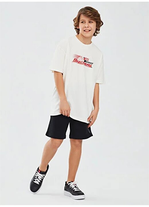 Skechers Erkek Çocuk T-Shirt SK241020-102-Graphic Tee B Shrt Slv 2