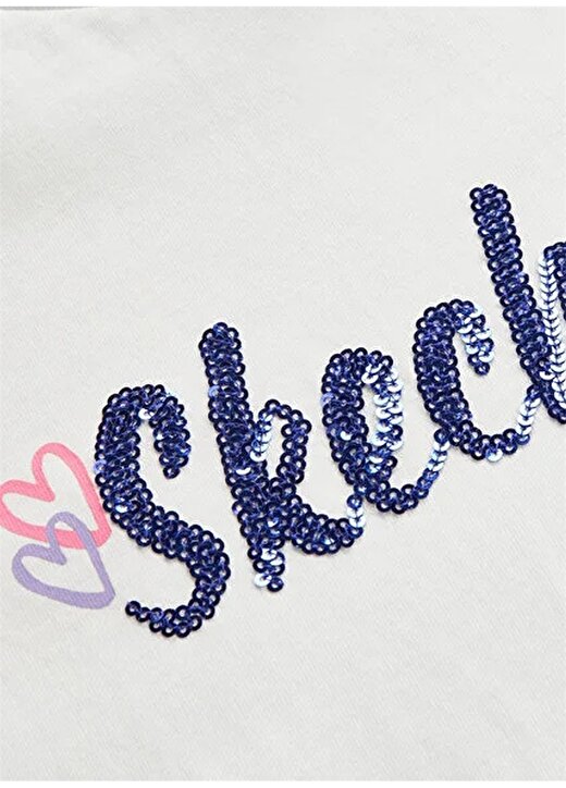 Skechers Kız Çocuk T-Shirt SK241045-102-Graphic Tee G Shrt Slv 4