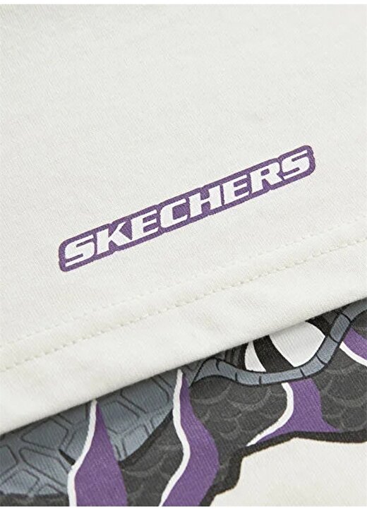 Skechers Erkek Çocuk T-Shirt SK241093-102-Graphic Tee B Shrt Slv 4