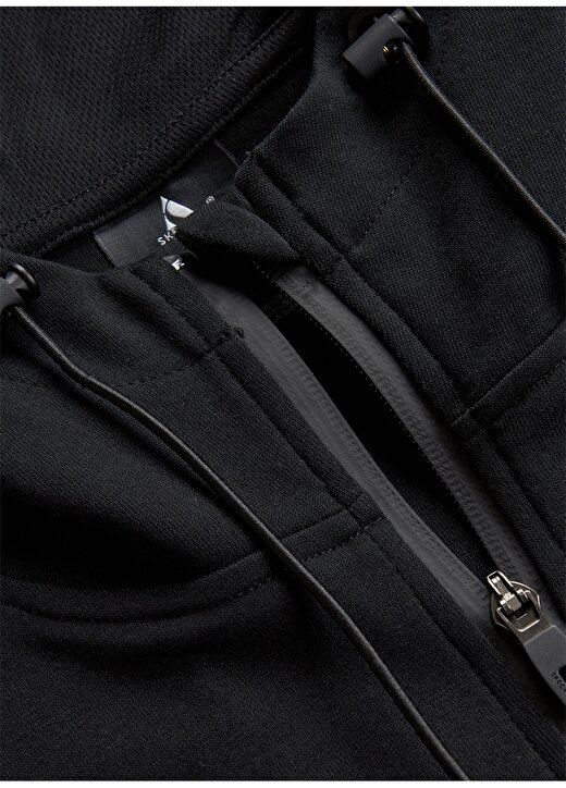 Skechers Siyah Erkek Kapüşon Yaka Regular Fit Sweatshirt S241035-001 2XI-Lock M Full Zip Hoo 4