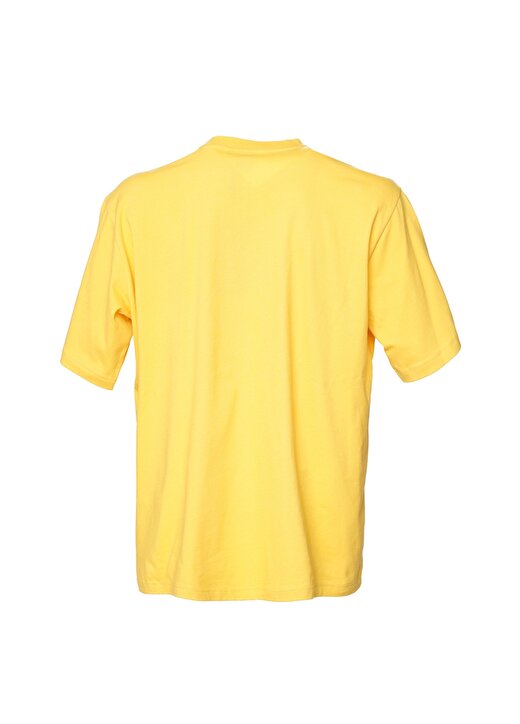 Hummel Sarı Bisiklet Yaka Oversized Erkek T-Shirt 911806-2523 HMLJAVON 4