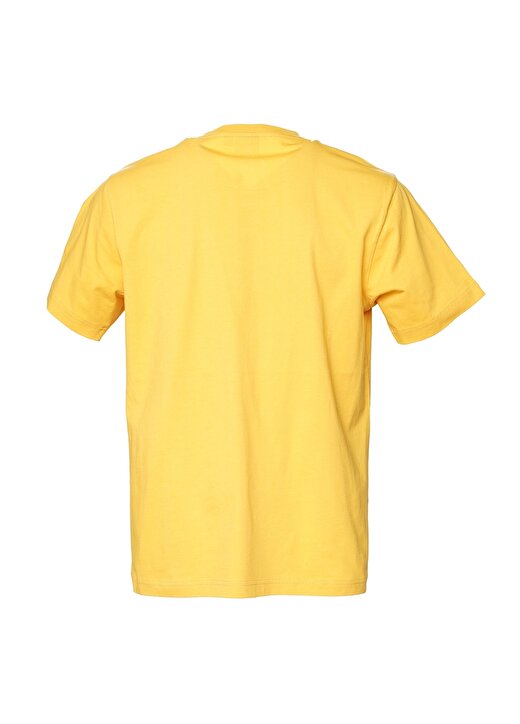 Hummel Sarı Erkek Bisiklet Yaka Regular Fit Baskılı T-Shirt 911794-2523 HMLDIVIDE 4