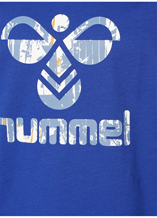Hummel Koyu Mavi Bisiklet Yaka Regular Fit Erkek T-Shirt 911802-7788 HMLGRUNGE 3