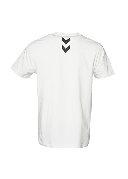 Hummel Beyaz Slim Fit Erkek T-Shirt 911641-9003 HMLKAISE 4