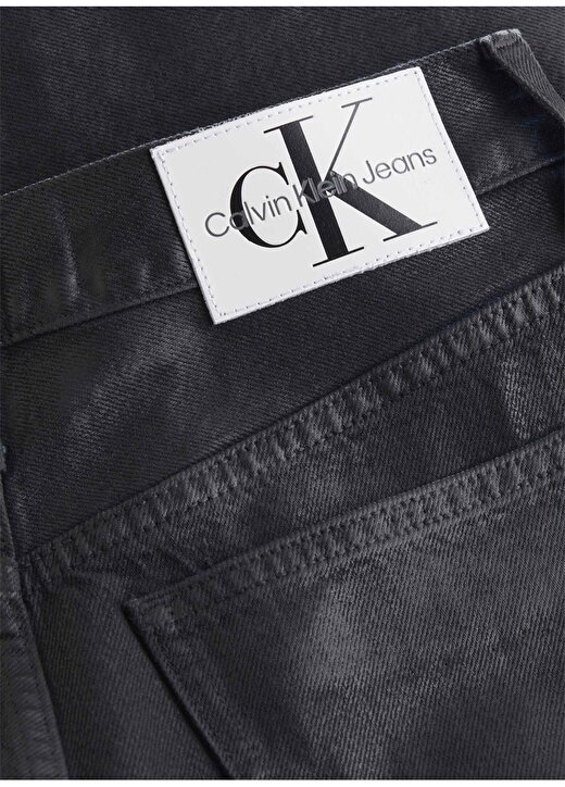 Calvin Klein Jeans Yüksek Bel Normal Siyah Kadın Pantolon J20J2224311BY 3