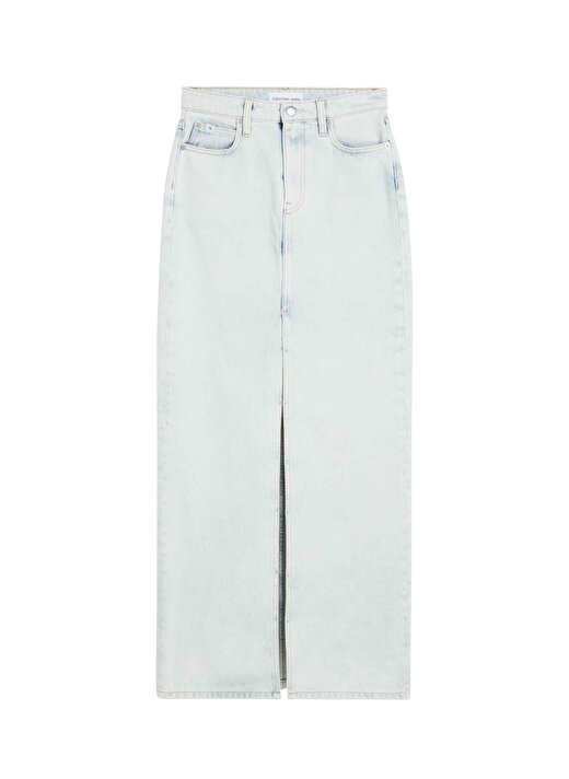 Calvin Klein Jeans Normal Bel Açık Mavi Kadın Denim Etek J20J2224891AA 1