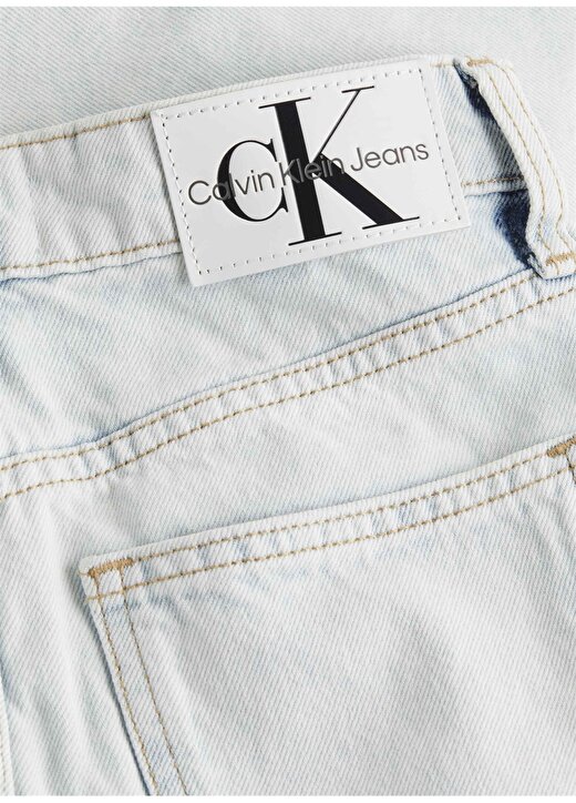 Calvin Klein Jeans Normal Bel Açık Mavi Kadın Denim Etek J20J2224891AA 2