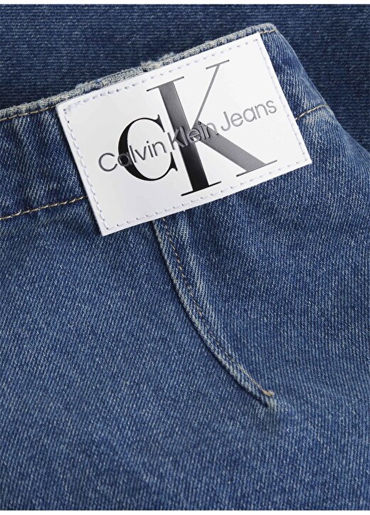 Calvin Klein Jeans Normal Bel İndigo Kadın Denim Etek J20J2224821A4 2