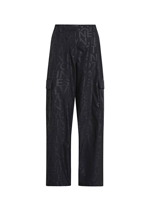 Calvin Klein Jeans Yüksek Bel Normal Siyah Kadın Pantolon J20J2225960GL 1