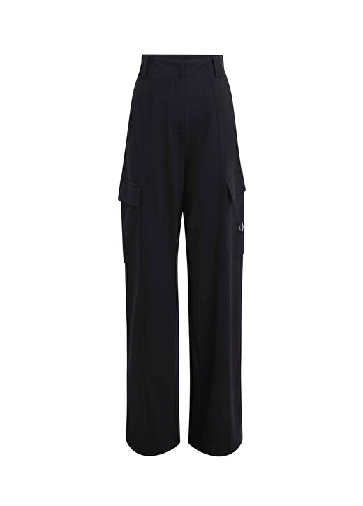 Calvin Klein Jeans Yüksek Bel Normal Siyah Kadın Pantolon J20J222605BEH 1