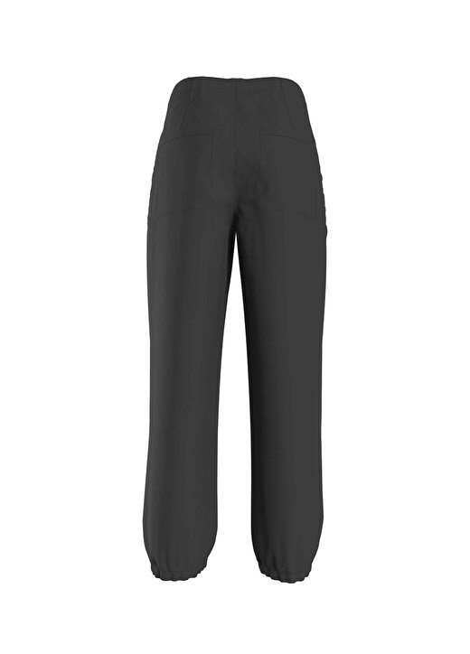 Calvin Klein Jeans Bağlamalı Bel Normal Siyah Kadın Pantolon J20J222609BEH 3