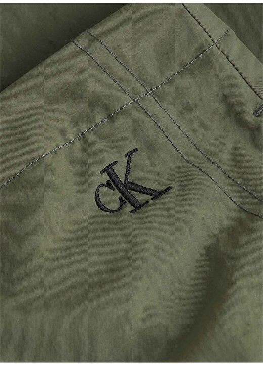 Calvin Klein Jeans Bağlamalı Bel Normal Haki Kadın Pantolon J20J222609LDY 2