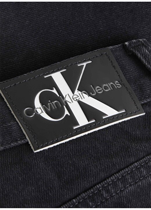 Calvin Klein Jeans Yüksek Bel Normal Siyah Kadın Denim Şort J20J2228121BY 2