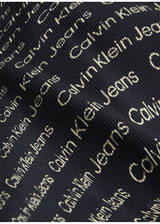 Calvin Klein Jeans Yuvarlak Yaka Desenli Siyah Kadın Büstiyer J20J2231630GP 2