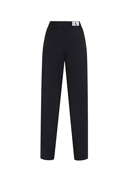 Calvin Klein Jeans Bağlamalı Bel Normal Siyah Kadın Pantolon J20J223119BEH 3