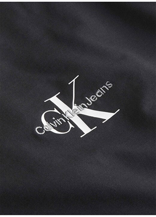 Calvin Klein Jeans U Yaka Düz Siyah Diz Altı Kadın Elbise J20J223702BEH 2