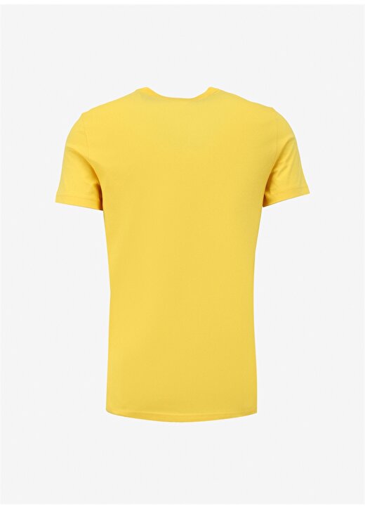 Tommy Hilfiger Bisiklet Yaka Sarı Erkek T-Shirt MW0MW11797 2