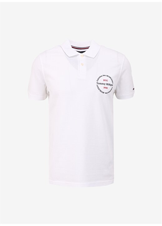Tommy Hilfiger Beyaz Erkek Polo T-Shirt MW0MW34740 1
