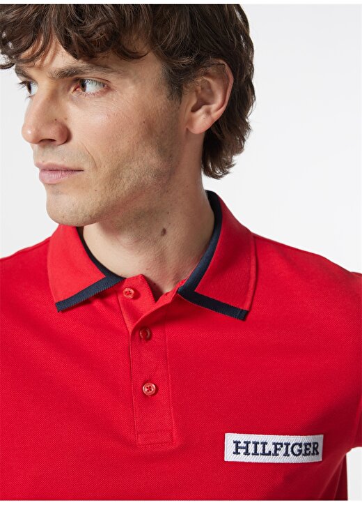 Tommy Hilfiger Kırmızı Erkek Polo T-Shirt MW0MW34786 4