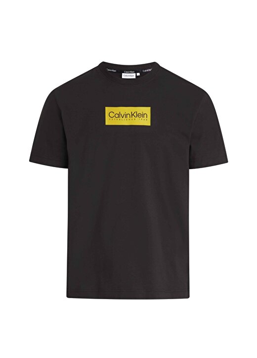 Calvin Klein Bisiklet Yaka Siyah Erkek T-Shirt K10K112403BEH 1
