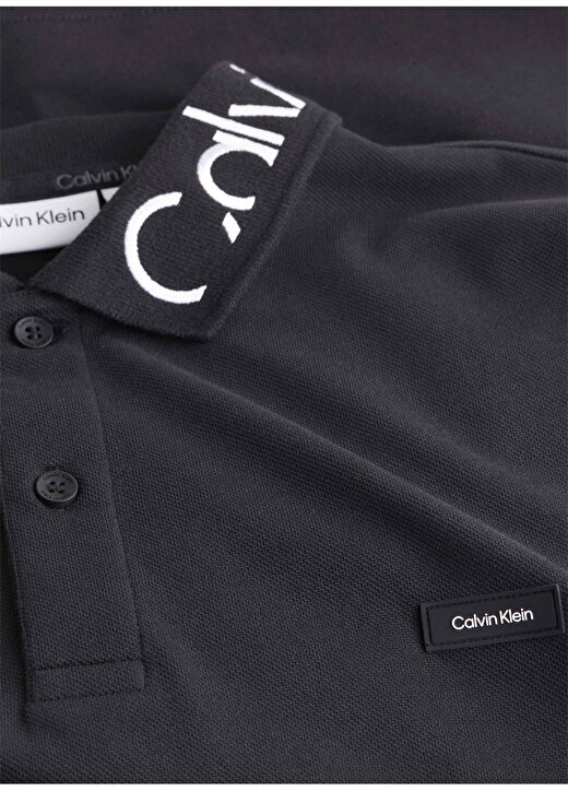 Calvin Klein Siyah Erkek Polo T-Shirt K10K112467BEH 3
