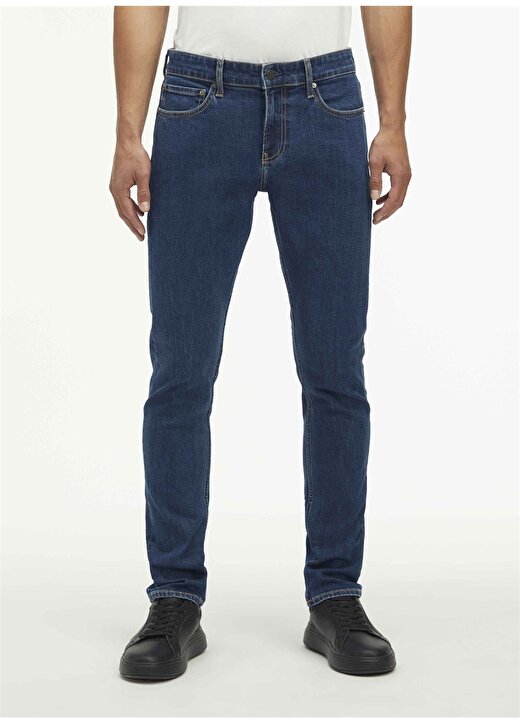 Calvin Klein Normal Bel Normal Paça Slim Fit Erkek Denim Pantolon K10K1123741BJ 1