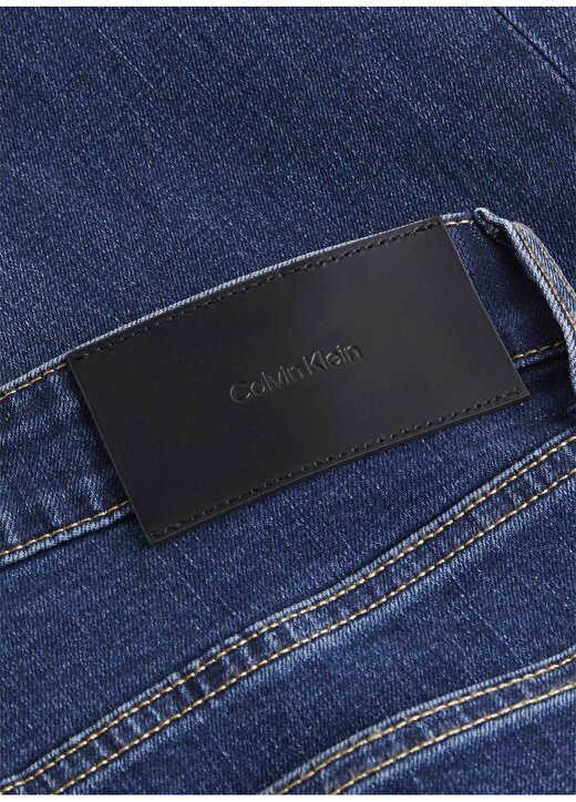 Calvin Klein Normal Bel Normal Paça Slim Fit Erkek Denim Pantolon K10K1123741BJ 4