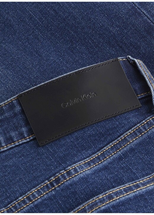 Calvin Klein Normal Bel Normal Paça Slim Fit Erkek Denim Pantolon K10K1123741BJ, 4