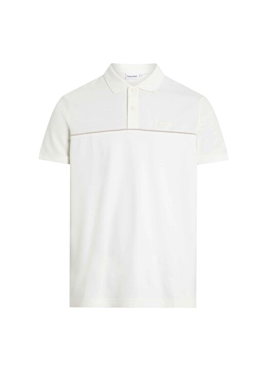 Calvin Klein Beyaz Erkek Polo T-Shirt K10K112462YAH 1